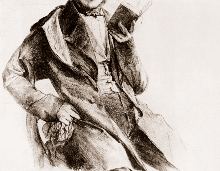  Adolpyh Von Menzel —— 读书的男人